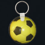 Porte-clés Football Jaune et Noir (Football)<br><div class="desc">L'art du football Jaune et Noir (soccer) Cette oeuvre d'art capture l'essence énergétique du football (soccer) avec une vue rapprochée d'une boule jaune et noire aux couleurs vives. Le panneau pentagonal et hexagonal emblématique, synonyme du sport, est clairement visible, évoquant l'excitation des matchs dans les stades du monde entier. Ce...</div>