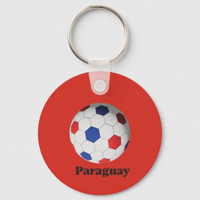 Porte-clés football paraguayen (Recto)