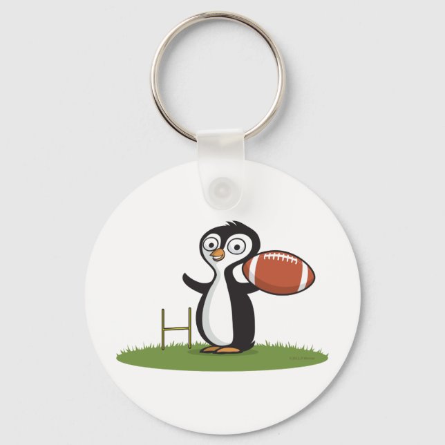 Porte-clés Football Penguin (Recto)