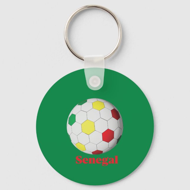 Porte-clés football sénégalais (Recto)