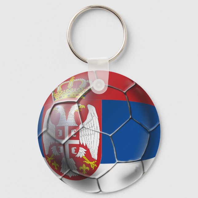 Porte-clés Football serbe (Recto)