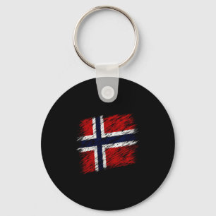Porte-clés Football soccer norvège drapeau 2026 amoureux