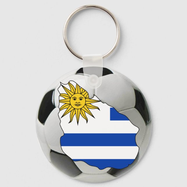 Porte-clés Football Uruguay (Recto)