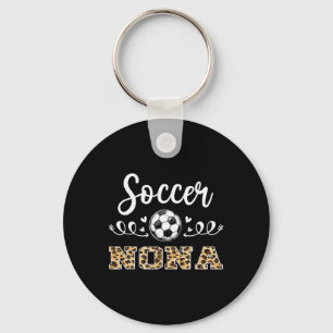 Porte-clés Footballeuse Nona Drôle Footballeuse Nona Léopard