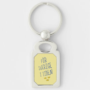 Porte-clés För Sverige i Tiden Keyring, Suède Moto