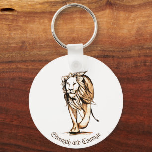 Porte-clés Force et courage