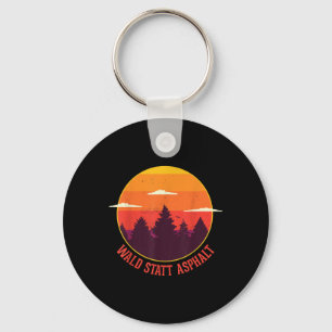 Porte-clés Forêt au lieu de la nature asphalte Montagnes Forê