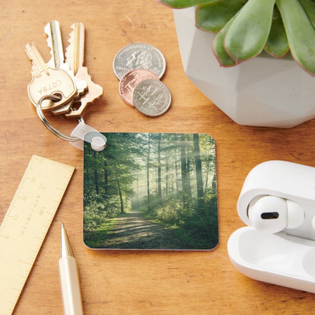 Porte-clés Forêt | Chemin forestier Hambourg Allemagne (Bureau)