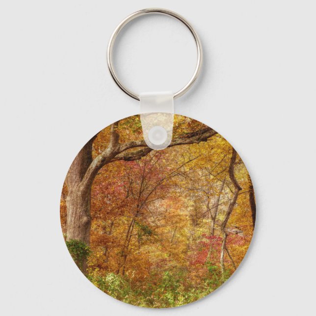 Porte-clés Forêt d'automne (Recto)