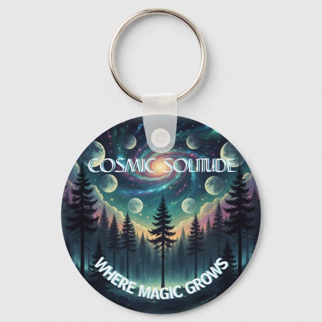 Porte-clés Forêt de la Galaxie de la Solitude Cosmique • Phas (Recto)