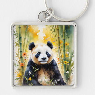 Porte-clés Forêt de Panda, un Imaginaire triste