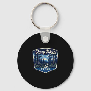 Porte-clés Forêt de pins texas forêt nature randonnée plein a
