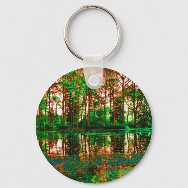 Porte-clés Forêt d'Imaginaires par Shirley Taylor (Recto)