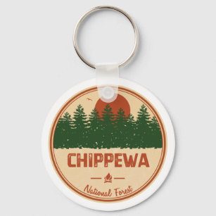 Porte-clés Forêt nationale de Chippewa