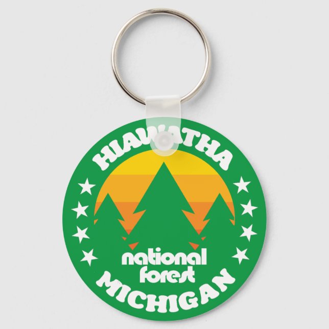 Porte-clés Forêt nationale de Hiawatha (Recto)