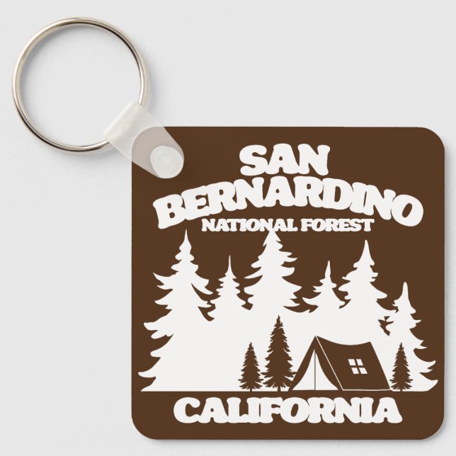Porte-clés Forêt nationale de San Bernardino (Recto)