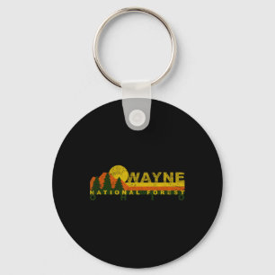 Porte-clés Forêt nationale de Wayne Vintage Rétro