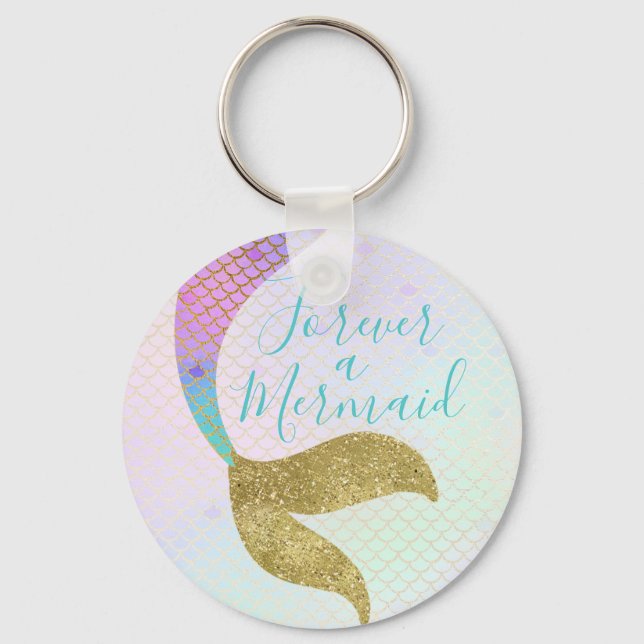 Porte-clés Forever a Mermaid Keychain Party Favor (Recto)