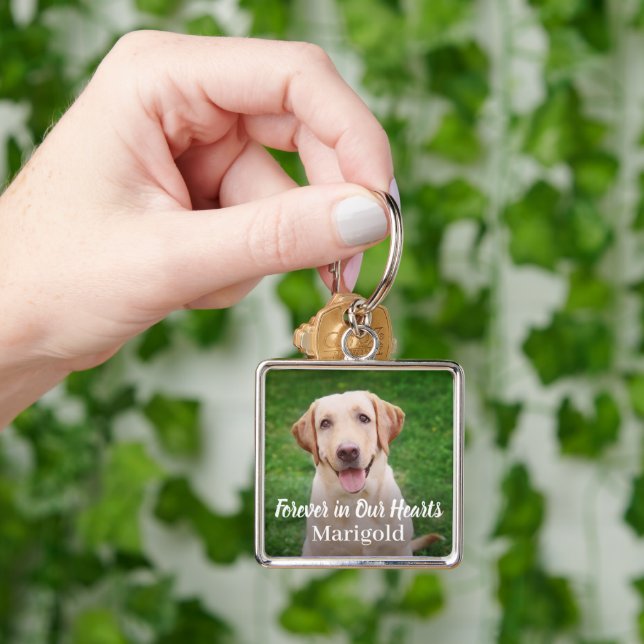 Porte-clés Forever in Our Hearts Pet Dog Photo Keepsake (main)