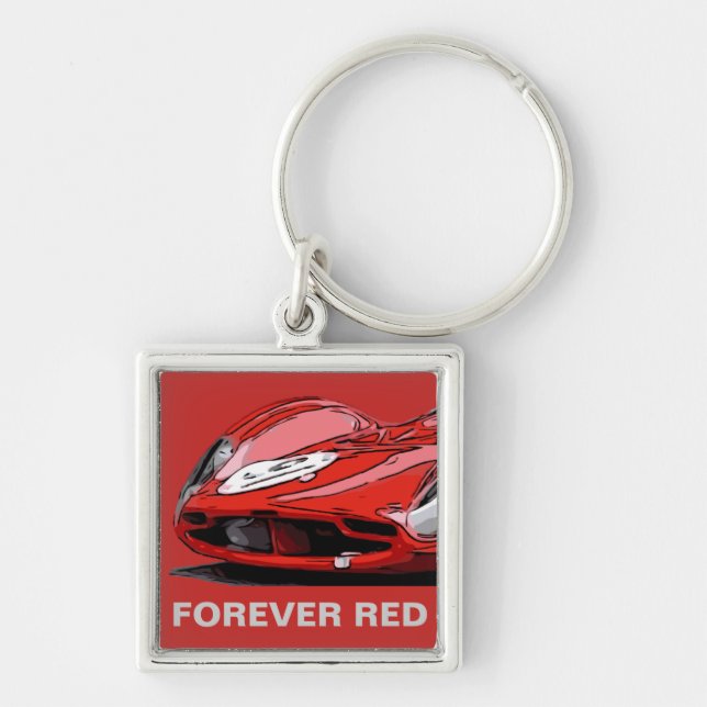 PORTE-CLÉS FOREVER RED (Devant)