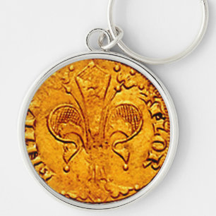 PORTE-CLÉS FORINT ANTIQUE OR FLORENTIEL