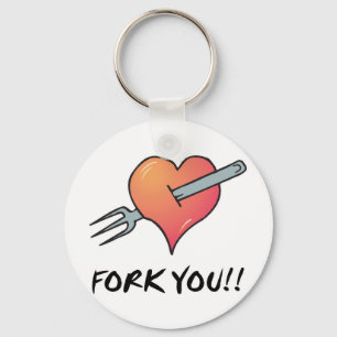 Porte-clés fork you