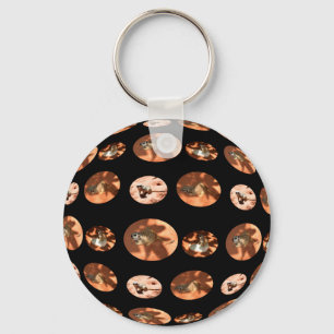 Porte-clés Forme de boule Meerkat, Clavier