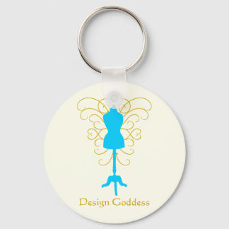 Porte-clés Forme de robe avec perles - Déesse design