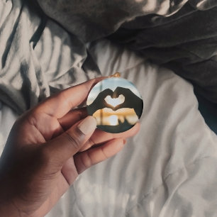 Porte-clés Former un coeur avec des mains porte - clé