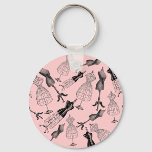 Porte-clés Formes de robe vintages