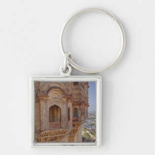 Porte-clés Fort de Mehrangarh dominant Jodhpur, Le Bleu