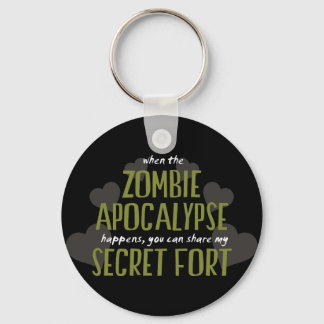 Porte-clés Fort de Zombie Apocalypse