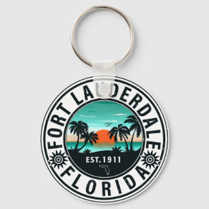 Porte-clés Fort Lauderdale Florida Beach Souvenirs tropicaux