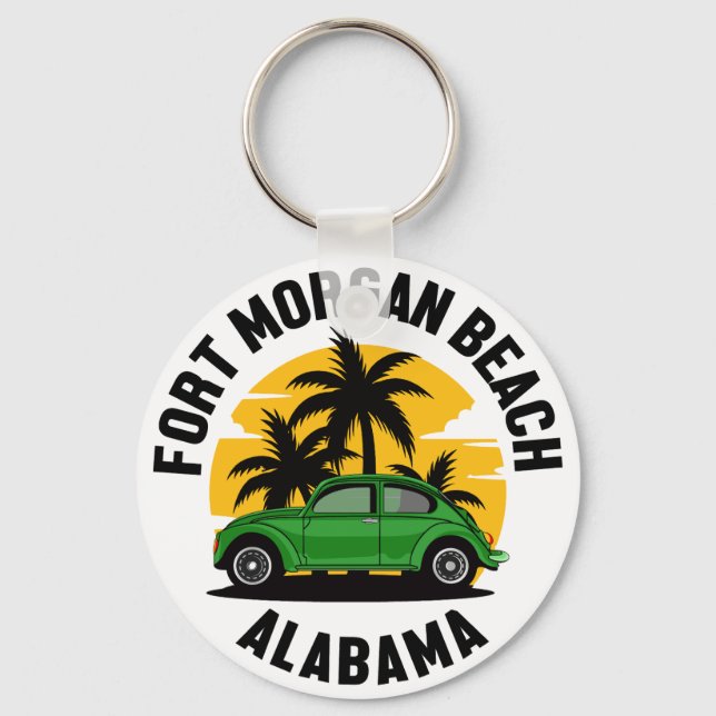 Porte-clés Fort Morgan Beach, Alabama (Recto)