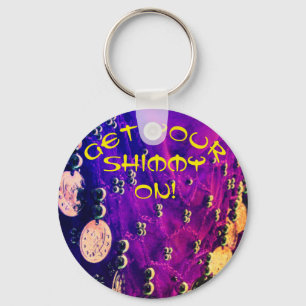 Porte-clés Foulard de danse du ventre avec pièces porte - clé