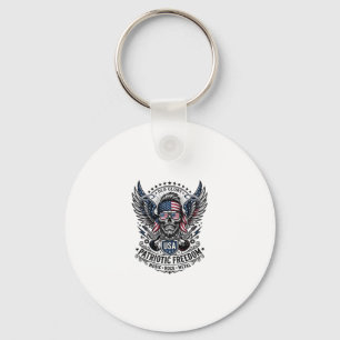 Porte-clés Foulard Patriotique Rocker Old Glory Musique Rock 