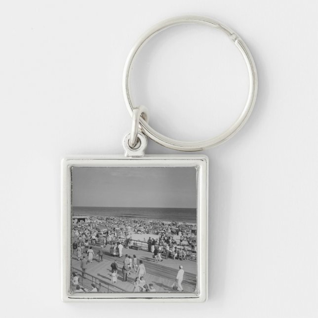 Porte-clés Foule sur la plage (Devant)