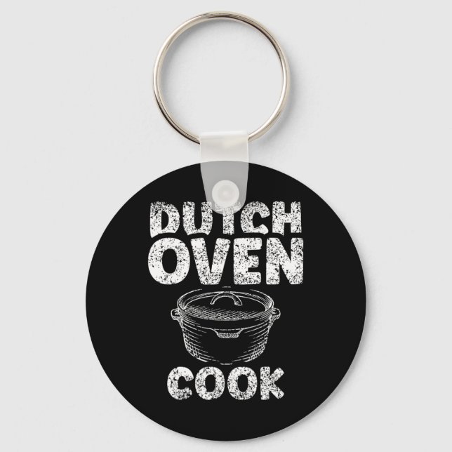 Porte-clés Four hollandais Cook Barbecue Lover Fer Métal holl (Recto)