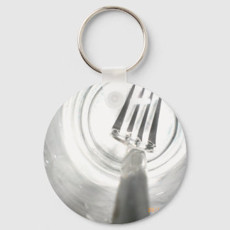 Porte-clés fourche en verre