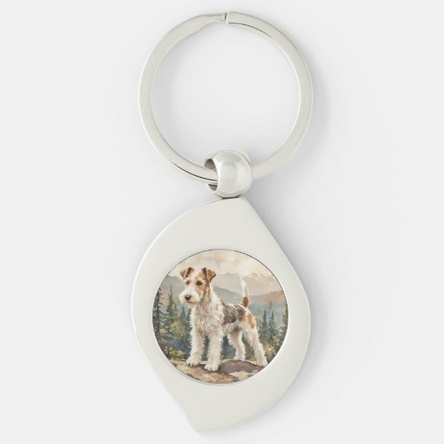 Porte-clés Fox-Terrier à poil dur (Devant)
