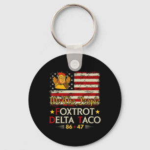 Porte-clés Foxtrot Delta Taco 8647 Allons Taco Us Drapeau We