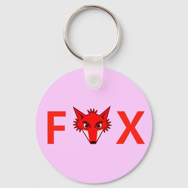 Porte-clés Foxy Fox (Recto)
