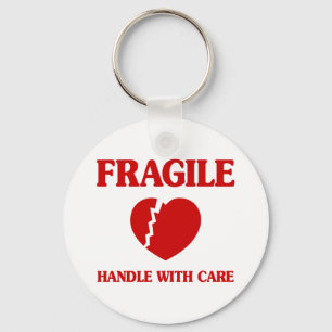 Porte-clés Fragile Heart Handle With Care