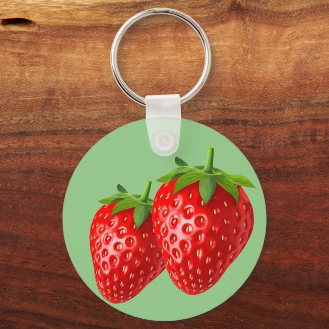 Porte-clés Fraise (Verso)