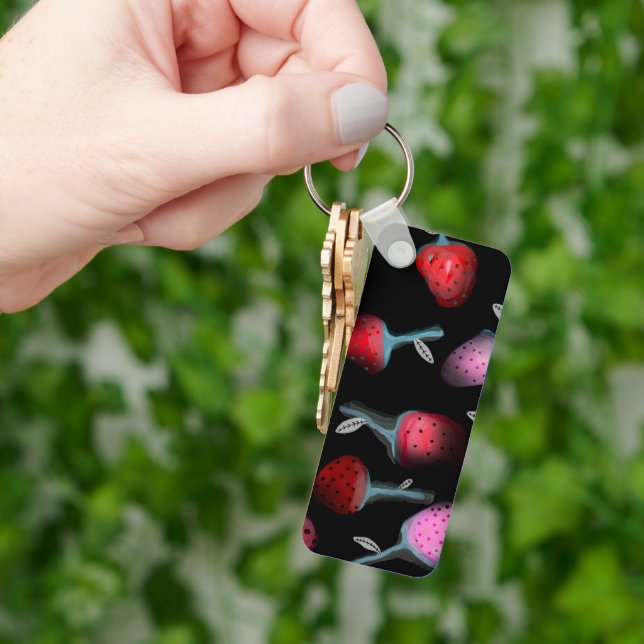 Porte-clés Fraises (main)