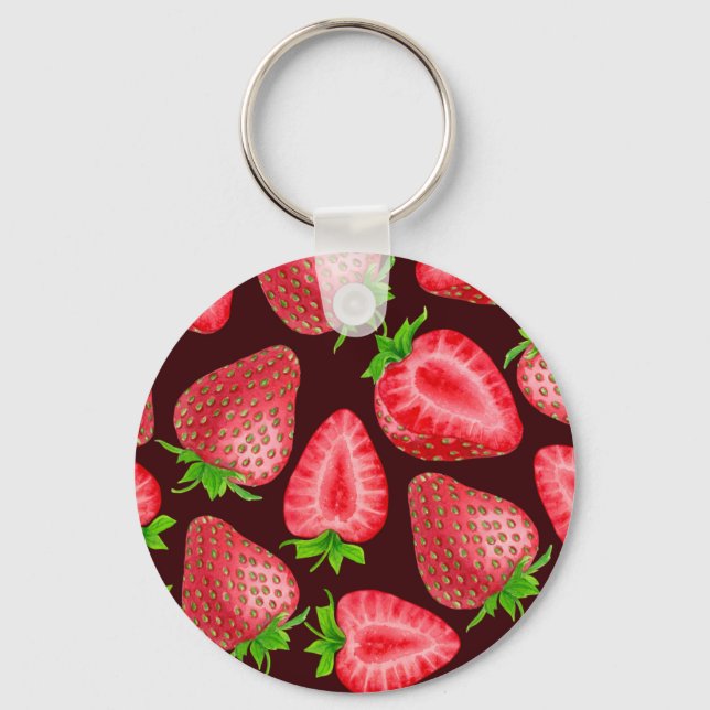 Porte-clés Fraises (Recto)