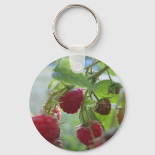 Porte-clés Framboises rouges