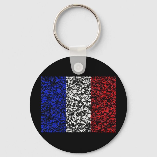 Porte-clés France - Drapeau (Recto)