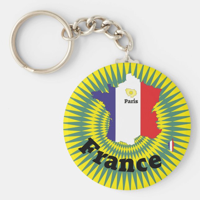 Porte-clés France Francia (Devant)