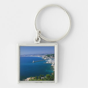 Porte-clés France, Nice, vue aérienne du port